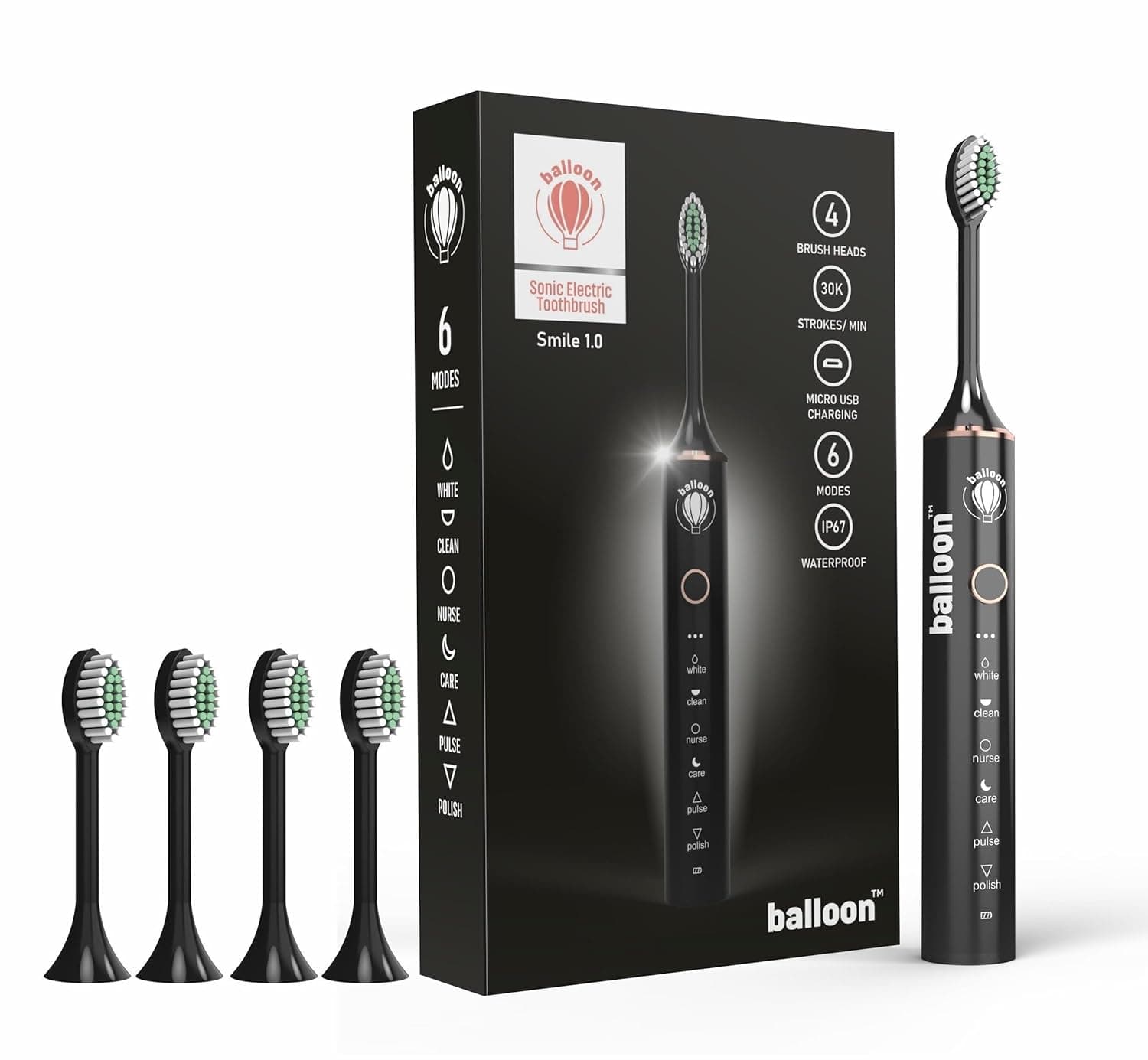 BALLOON Sonic Electric Toothbrush Smile 1.0